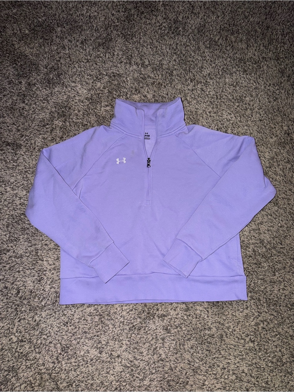Under Armour Lavender Quarter Zip Pullover